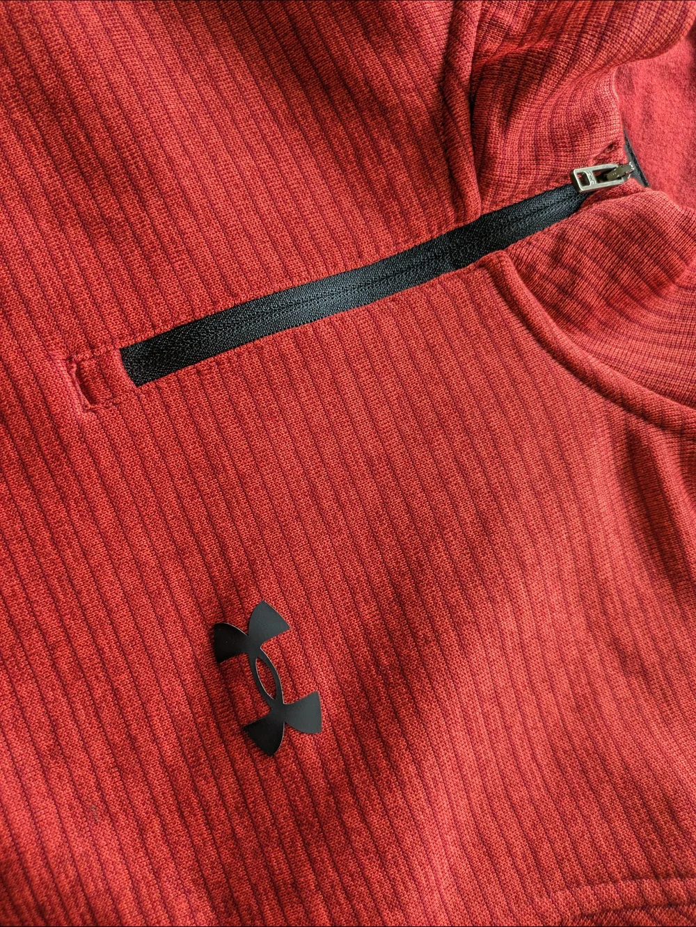 Under Armour Men’s Red Quarter-Zip Active Sweater
